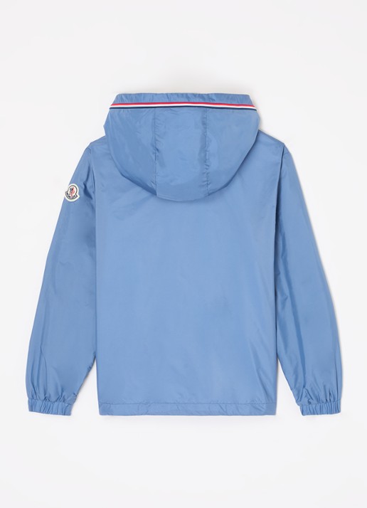 Moncler Granduc jack met capuchon - achterkant lichtblauw