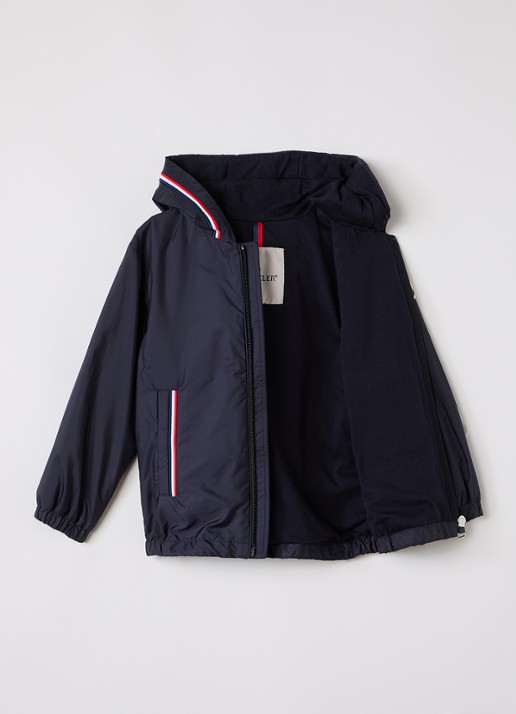 Moncler Granduc windjack met steekzakken - voorkant 3 donkerblauw
