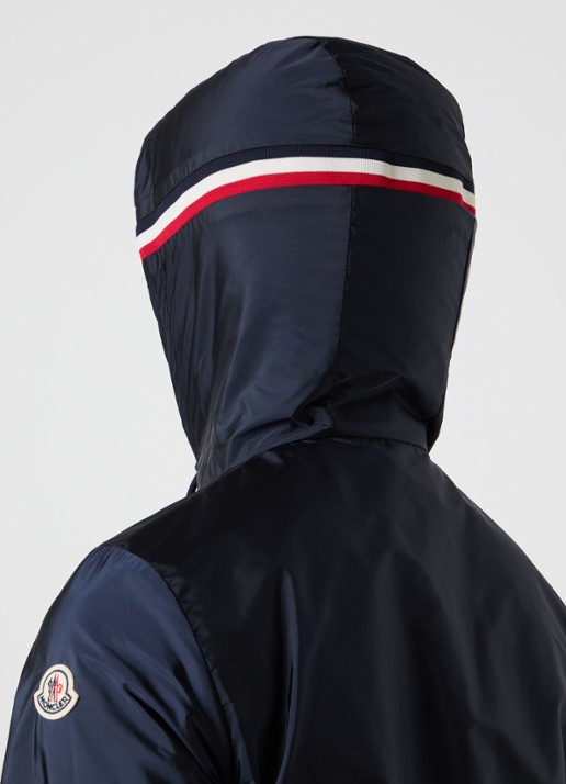 Moncler Grimpeurs windjack met capuchon en steekzakken - detail 3 donkerblauw