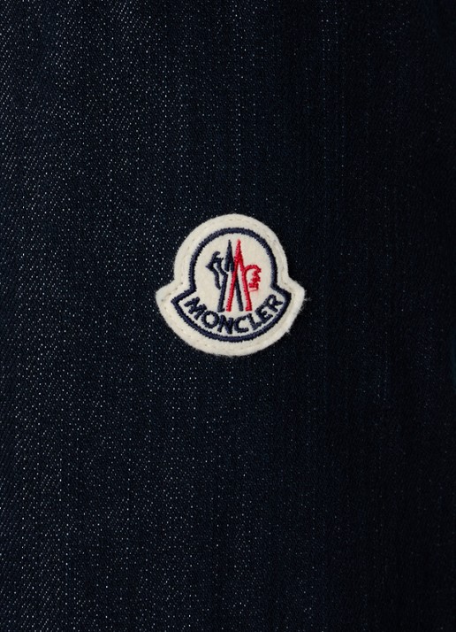 Moncler Haderu spijkerjas met borstzakken - detail 3 donkerblauw