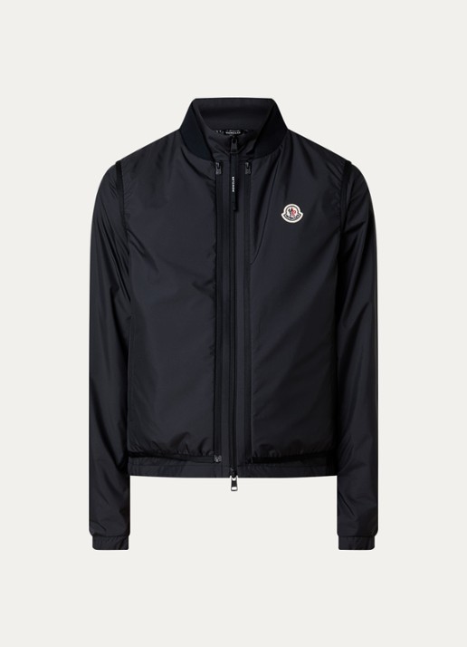 Moncler Hemmor jack met uitneembare voering - voorkant zwart