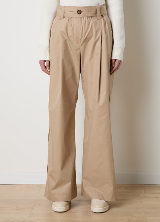 Moncler High waist loose fit chino met ceintuur