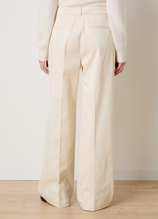 Moncler High waist straight fit pantalon met steekzakken - achterkant 6 beige