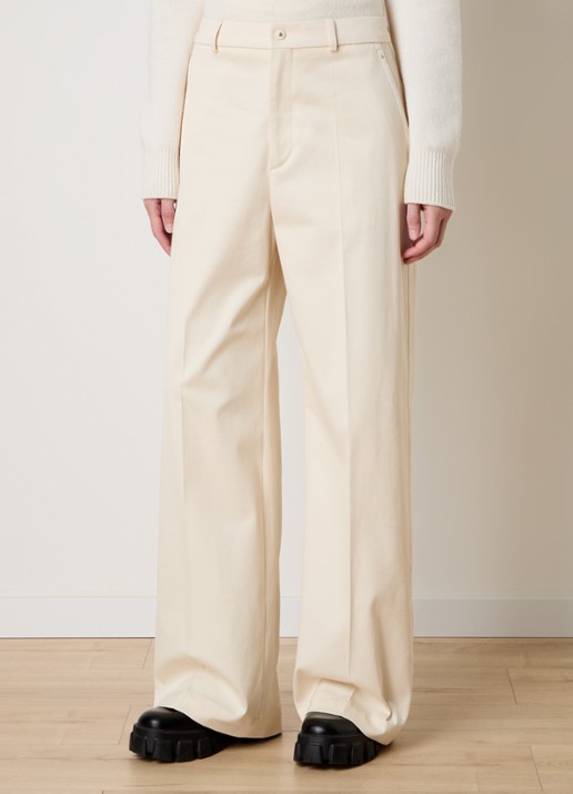 Moncler High waist straight fit pantalon met steekzakken