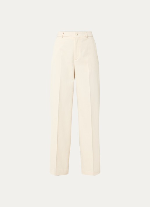 Moncler High waist straight fit pantalon met steekzakken