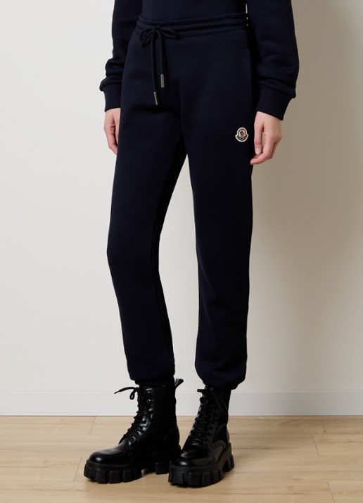 Moncler High waist tapered fit joggingbroek met logo