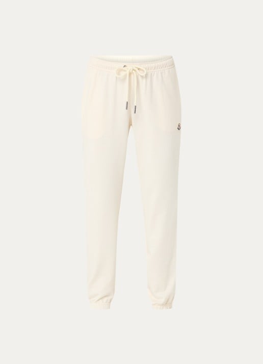 Moncler High waist tapered fit joggingbroek met logo