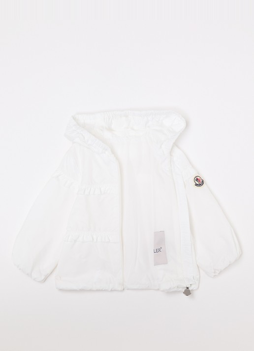 Moncler Hiti jack met capuchon - voorkant 2 wit