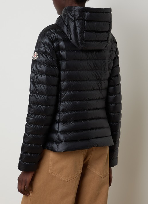 Moncler Igelhood gewatteerd jack met donsvulling en capuchon - achterkant 6 zwart