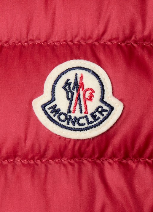 Moncler Igens gewatteerde bodywarmer met donsvulling - detail 4 rood