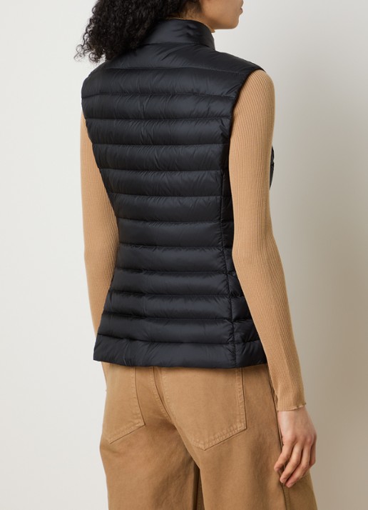 Moncler Igens gewatteerde bodywarmer met donsvulling - achterkant 3 zwart