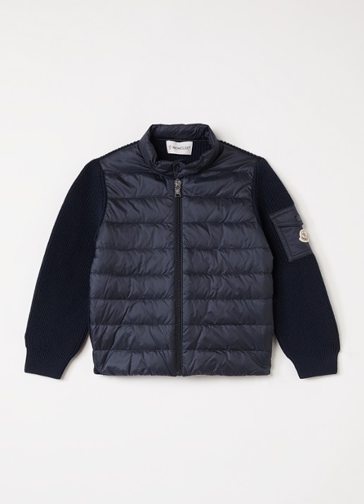 Moncler Jack met gewatteerd voorpand en donsvulling