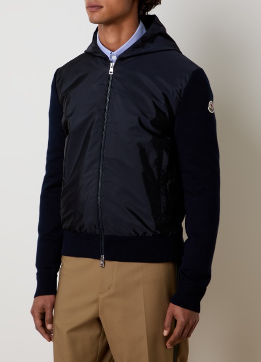 Moncler Jack met ritszakken en logo