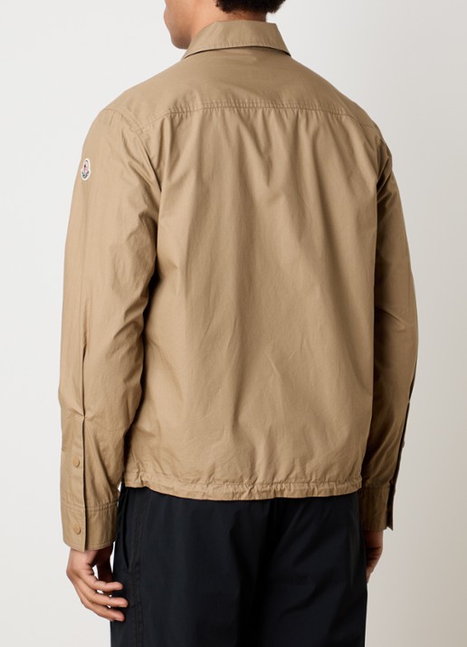 Moncler Jack met steekzakken - achterkant beige
