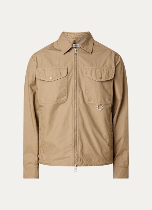 Moncler Jack met steekzakken - voorkant 2 beige
