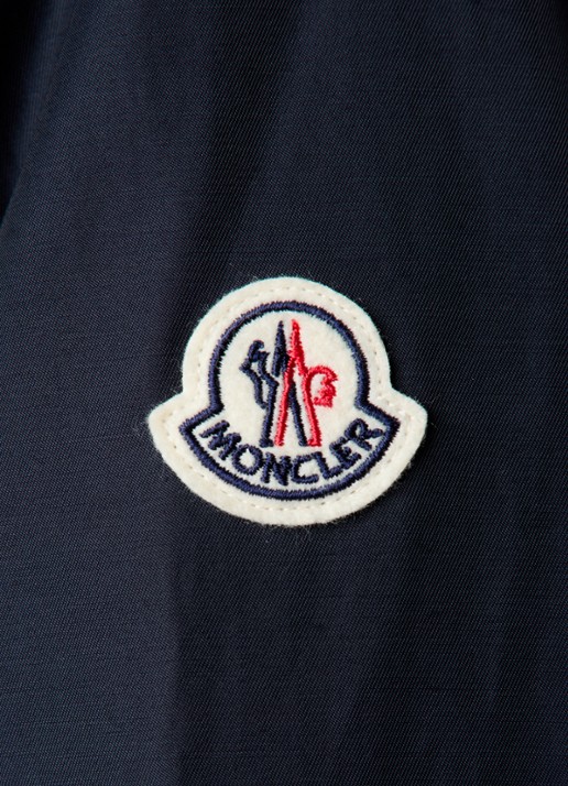 Moncler Janze gewatteerd jack met opbergbare capuchon - detail 6 donkerblauw