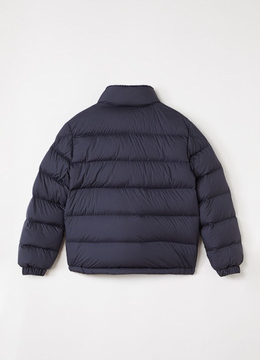Moncler Jarek pufferjack met donsvulling - achterkant donkerblauw