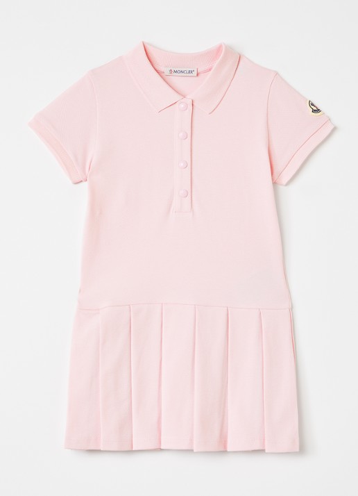 Moncler Jurk met polokraag en logo