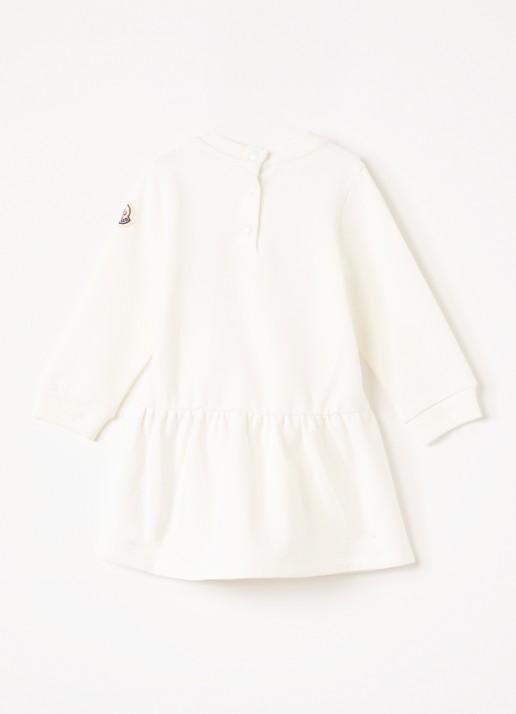 Moncler Jurk met print - voorkant 3 gebroken wit