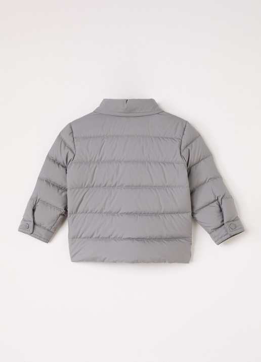 Moncler Kaelen gewatteerd jack met donsvulling - achterkant 3 grijs