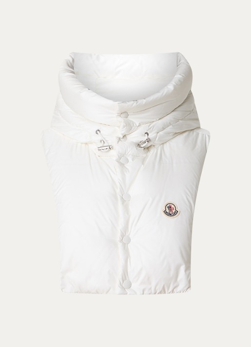 Moncler Kraag met capuchon en donsvulling