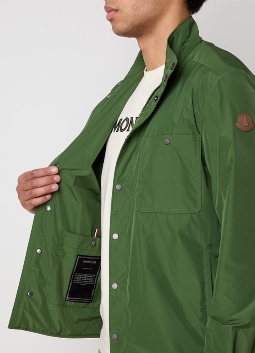 Moncler Lasca jack met steekzakken  - detail 5 legergroen