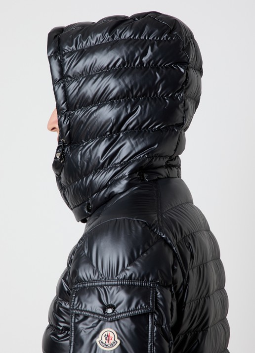 Moncler Lauros gewatteerd jack met donsvulling en afneembare capucon - detail 5 zwart