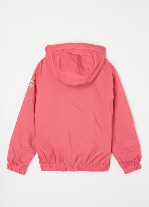 Moncler Lilianna jack met capuchon - achterkant fuchsia