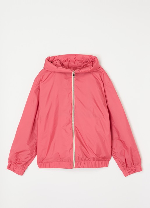 Moncler Lilianna jack met capuchon - voorkant 2 fuchsia