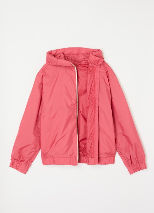 Moncler Lilianna jack met capuchon - voorkant 3 fuchsia