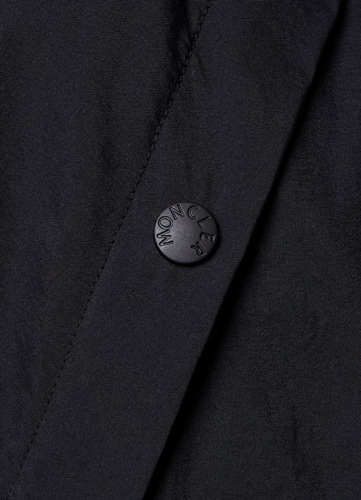 Moncler Loose fit korte broek met steekzakken - detail 5 zwart