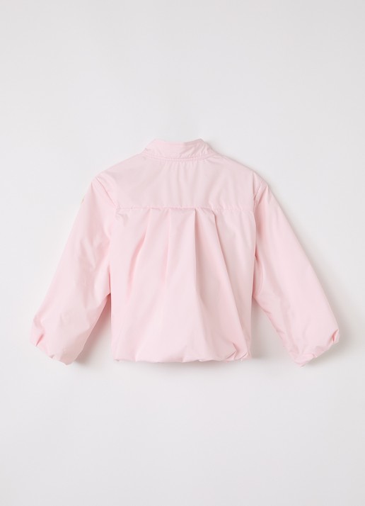 Moncler Luce jack met logo - achterkant 3 lichtroze