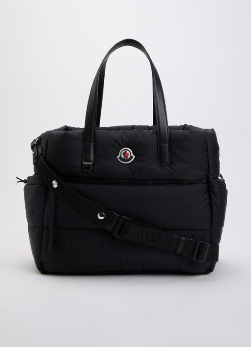 Moncler Luiertas met leren details en logo