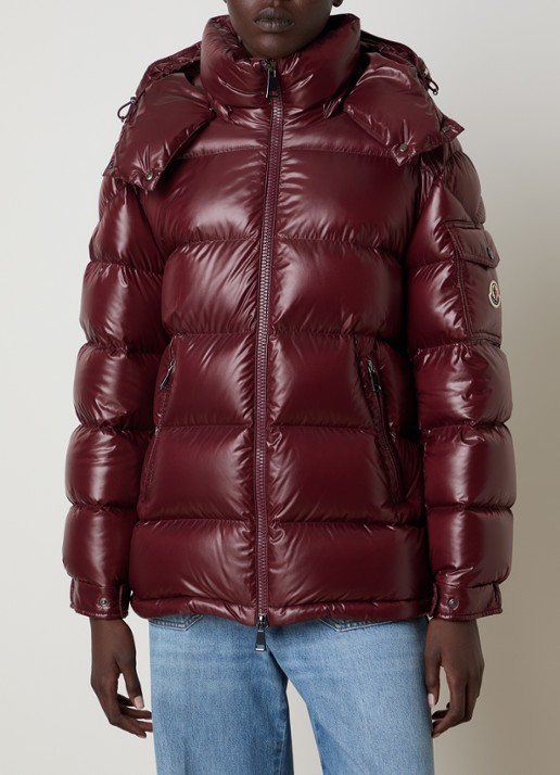 Moncler Maire puffer jack met donsvulling en afneembare capuchon