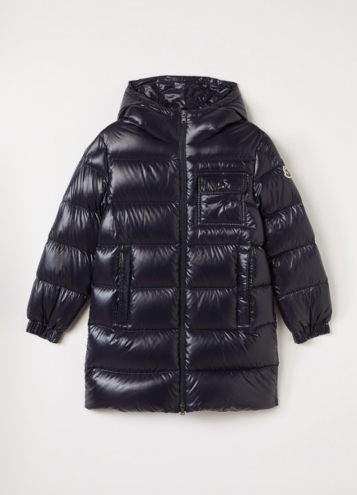 Moncler Marapi longline pufferjack met donsvulling