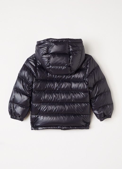 Moncler Mesles pufferjack met donsvulling - achterkant 3 donkerblauw
