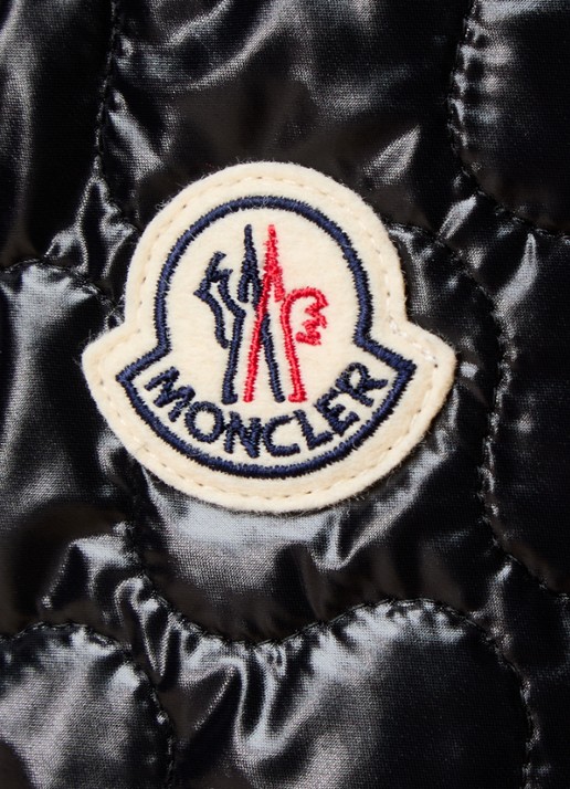 Moncler Midi rok met quilt patroon - detail 5 zwart