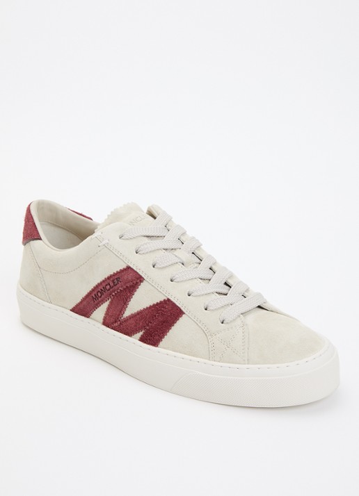 Moncler Monaco2 sneaker van suède