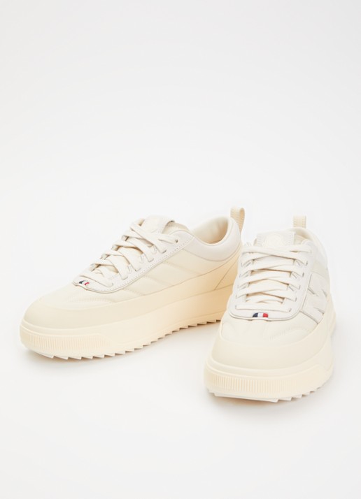 Moncler Monpulse sneaker met suède details - detail 2 gebroken wit