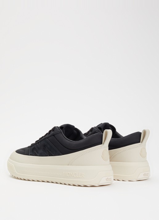 Moncler Monpulse sneaker met suède details - achterkant 7 zwart