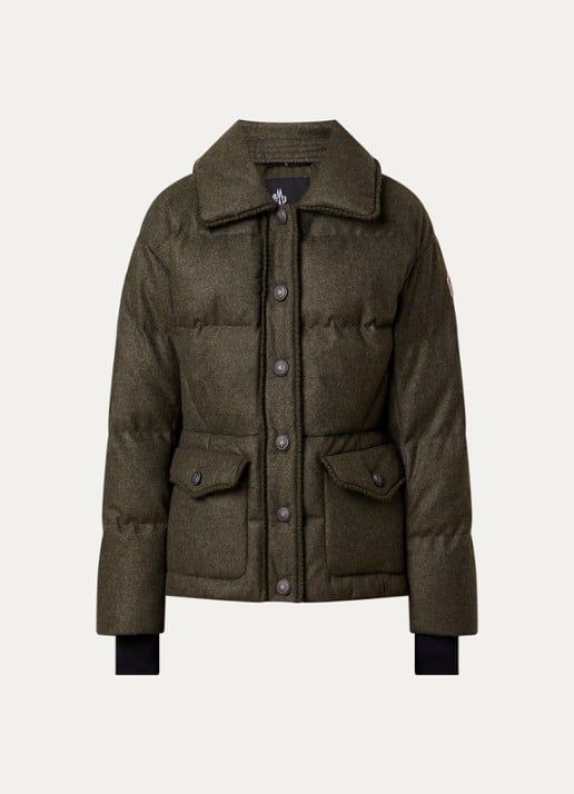 Moncler Monteain gewatteerde jas met opgestikte zakken