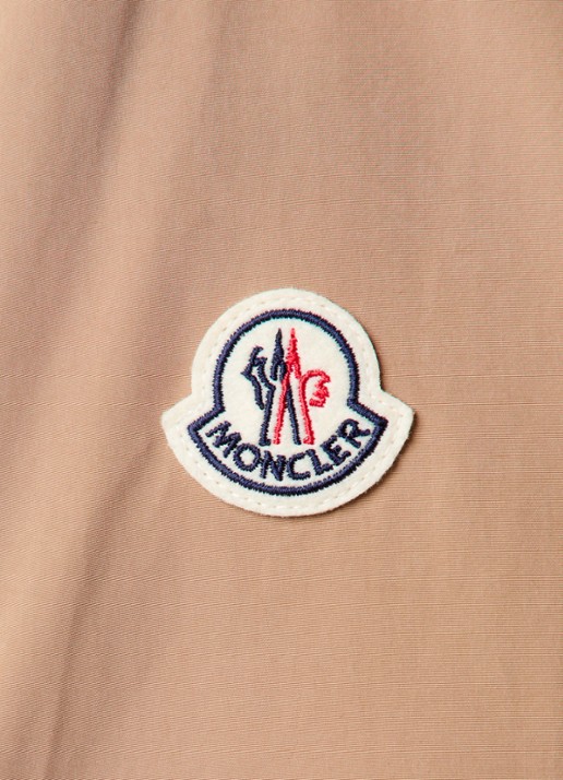 Moncler Nades parka met capuchon en logo - detail 3 camel
