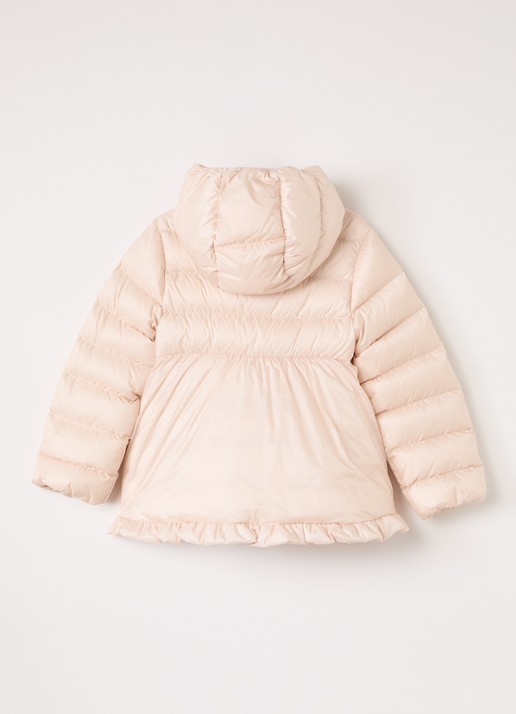 Moncler Odile puffer jack met donsvulling - achterkant 5 zalmroze