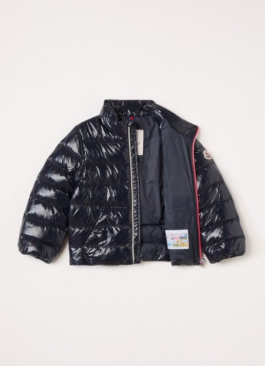 Moncler Othoniel puffer jack met donsvulling - voorkant 3 donkerblauw