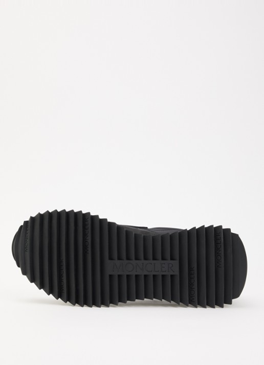 Moncler Pacey2 sneaker met details van nubuck en suède - detail 3 zwart