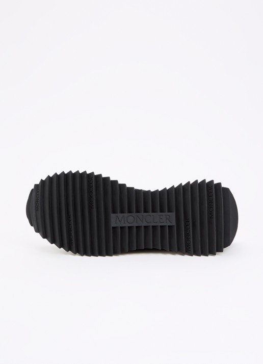 Moncler Pacey2 sneaker met suède en nubuck details - detail 6 zwart