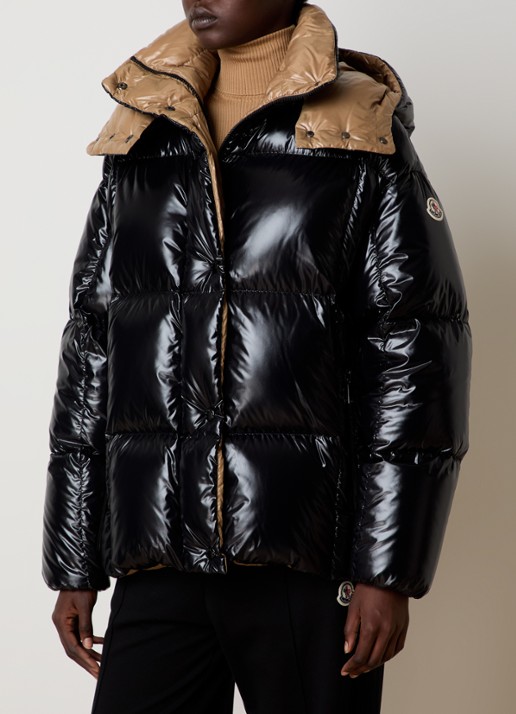 Moncler Parana puffer jack met donsvulling en afneembare capuchon