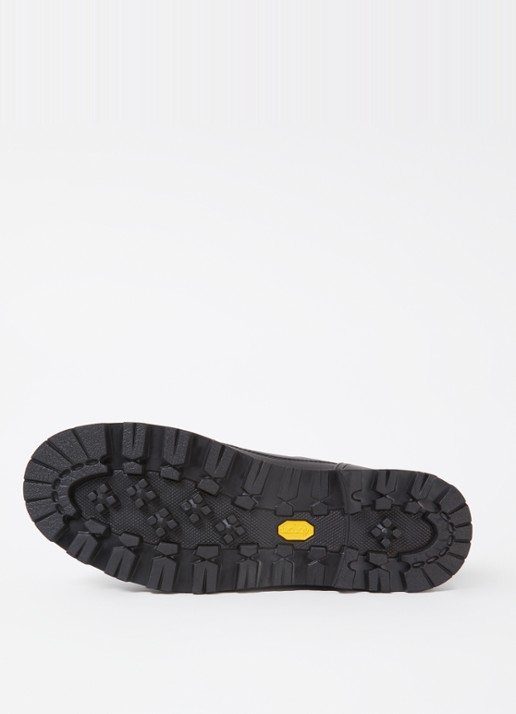 Moncler Peka Trek veterboot met kalfsleren details - detail 6 zwart