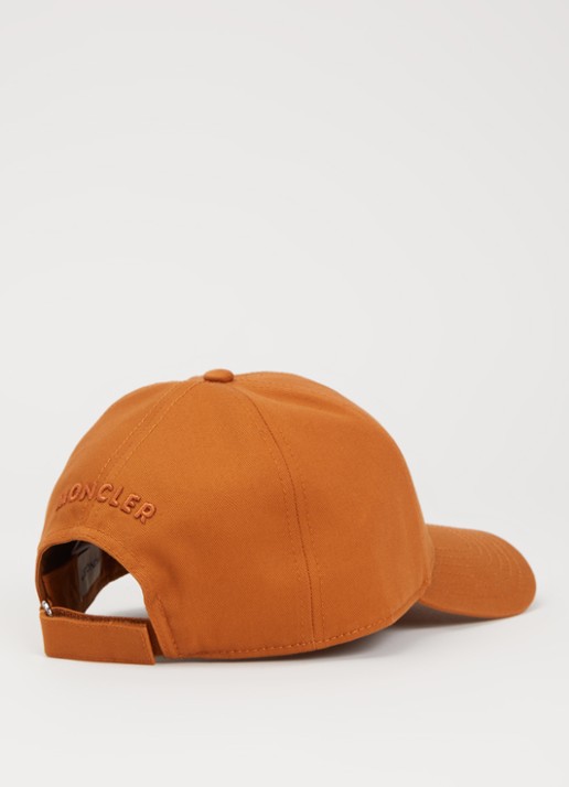 Moncler Pet met logo - detail donkeroranje