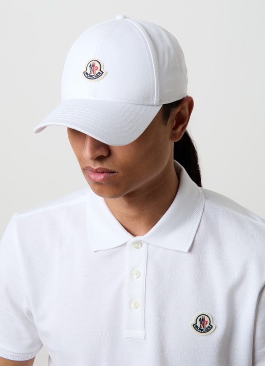 Moncler Pet met logo - voorkant 2 wit